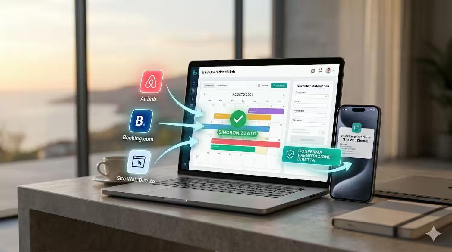 Il Sito Web per Gestire le tue Prenotazioni: Calendari Sincronizzati, Preventivi Automatici e Zero Commissioni